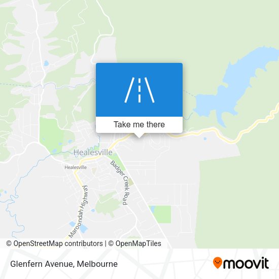 Glenfern Avenue map