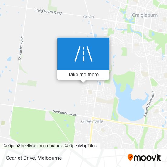 Scarlet Drive map