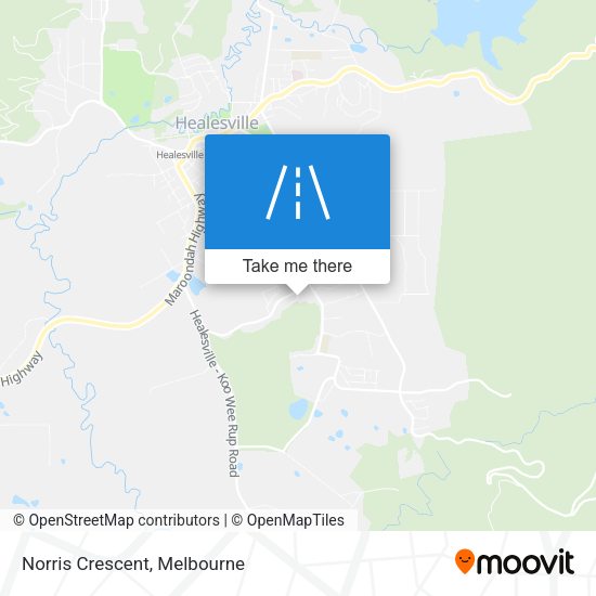 Norris Crescent map
