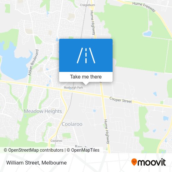 William Street map