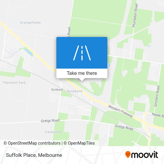 Suffolk Place map