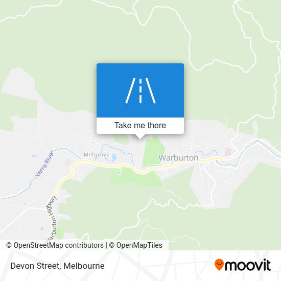 Devon Street map