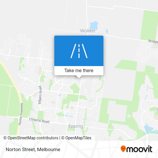Norton Street map