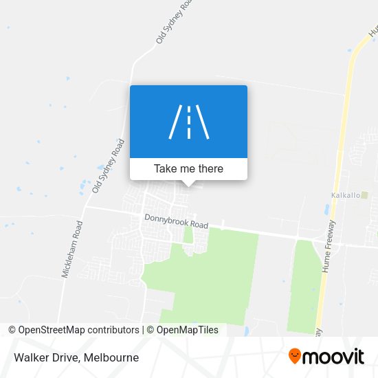 Walker Drive map