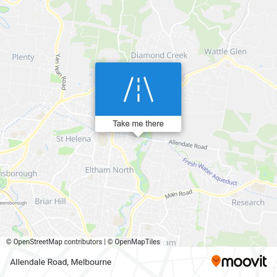 Allendale Road map