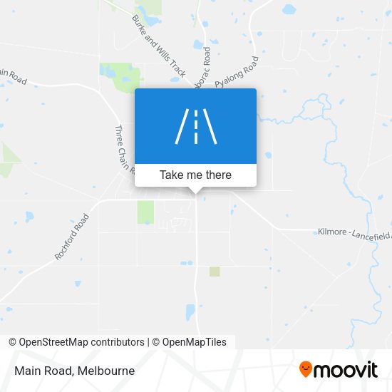 Main Road map