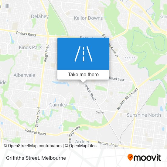 Griffiths Street map