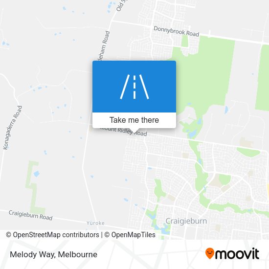 Melody Way map