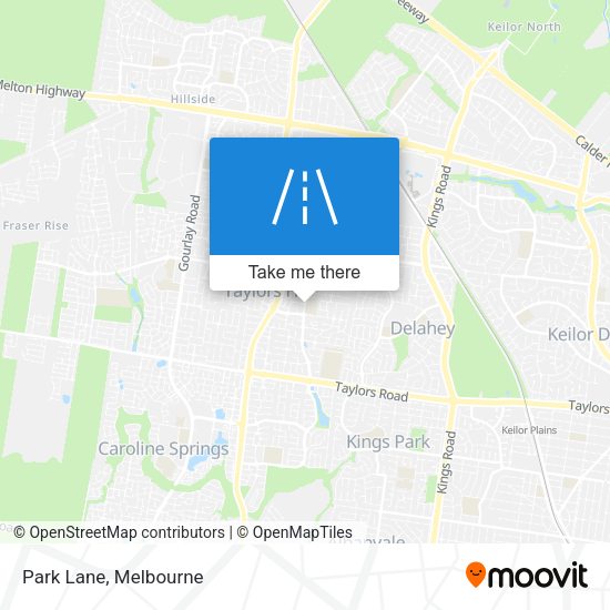 Park Lane map