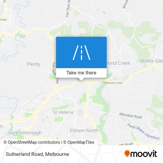 Sutherland Road map