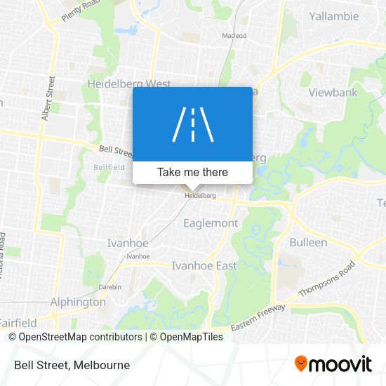 Bell Street map
