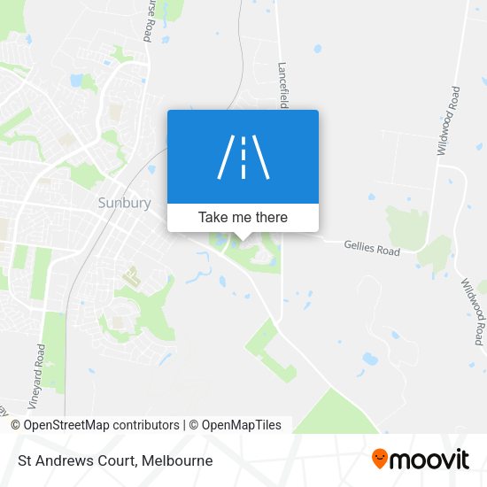 St Andrews Court map