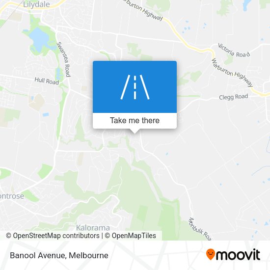 Banool Avenue map