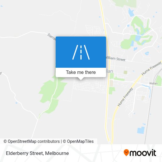 Elderberry Street map