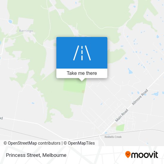 Princess Street map