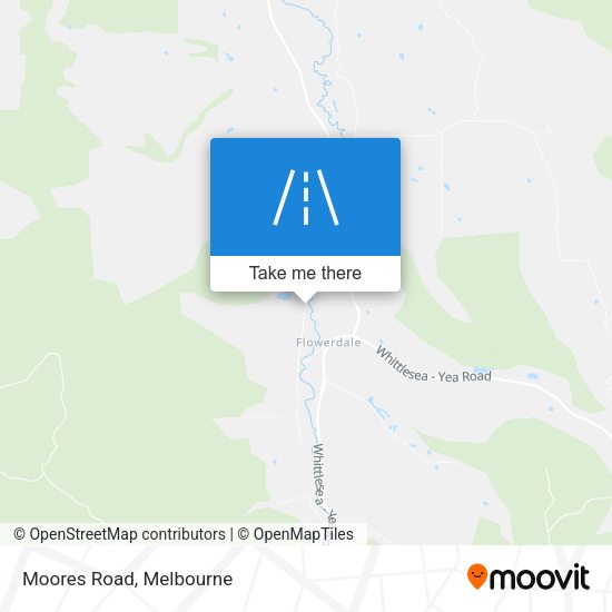 Moores Road map