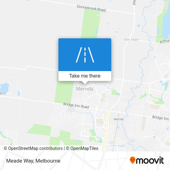 Meade Way map