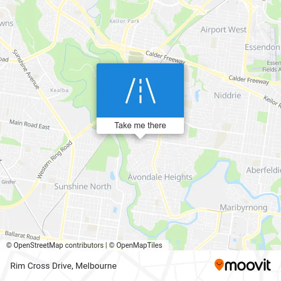 Mapa Rim Cross Drive