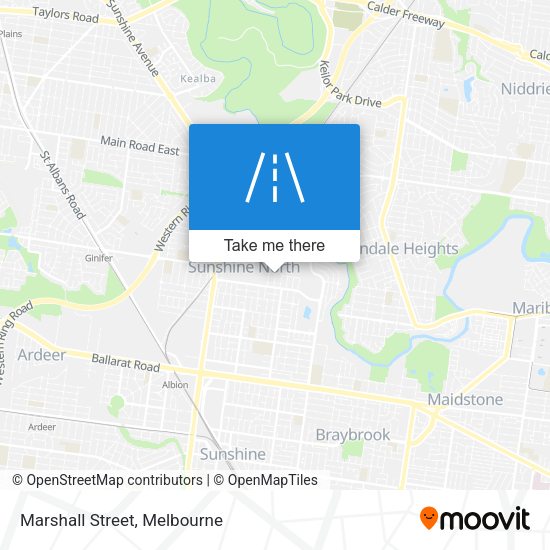 Marshall Street map