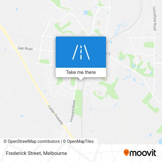 Frederick Street map