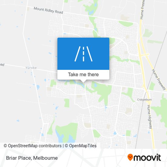 Briar Place map