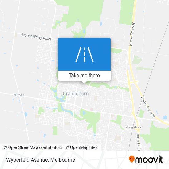 Wyperfeld Avenue map