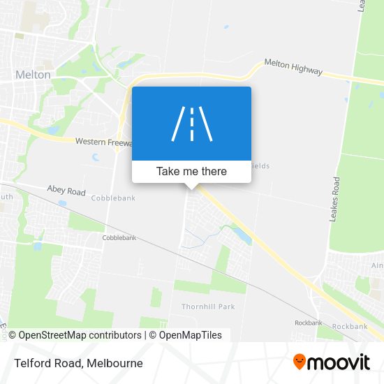 Telford Road map