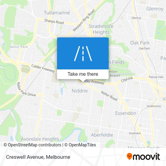 Creswell Avenue map