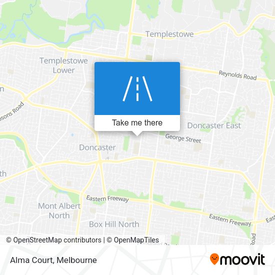 Alma Court map