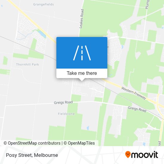 Posy Street map