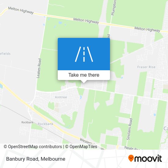 Banbury Road map