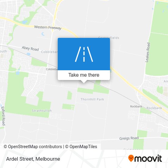 Ardel Street map