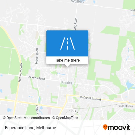 Esperance Lane map