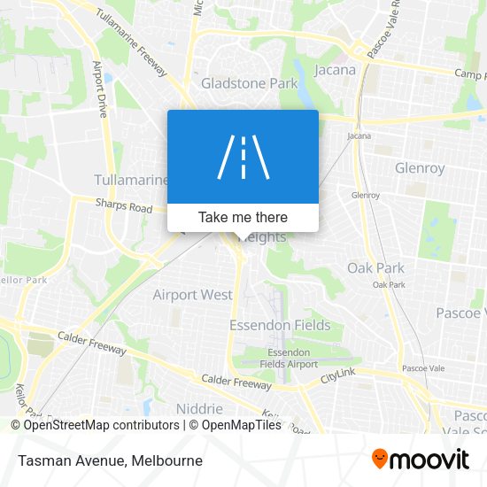 Tasman Avenue map