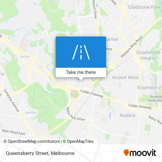 Queensberry Street map