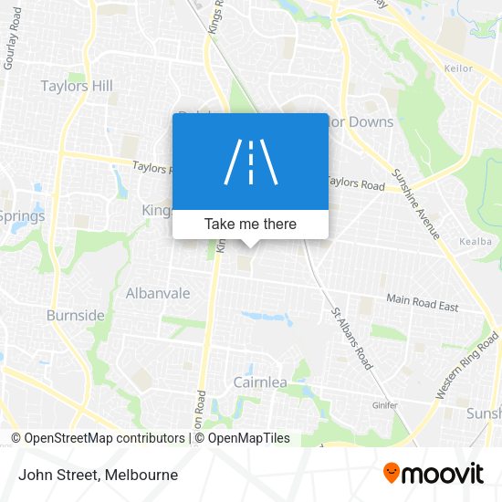 John Street map