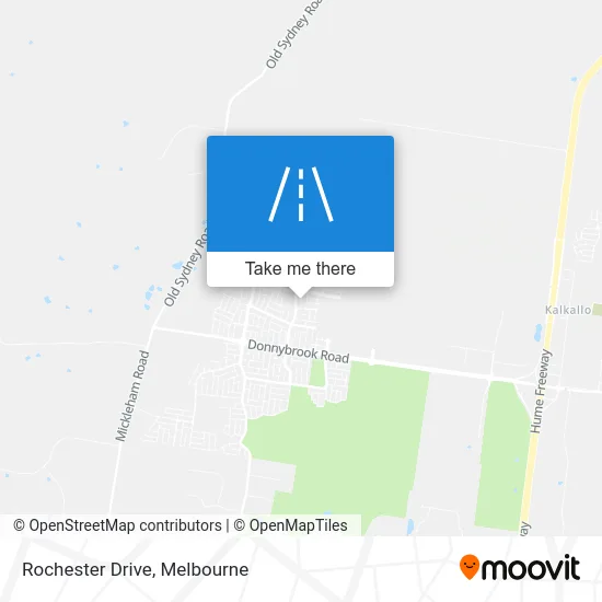 Mapa Rochester Drive