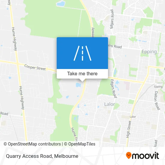 Mapa Quarry Access Road