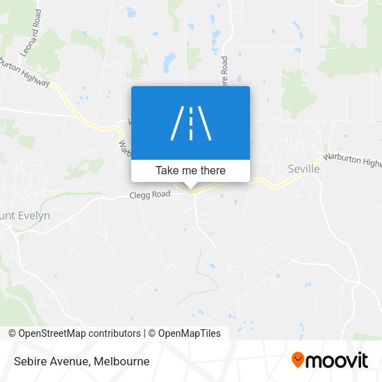 Sebire Avenue map