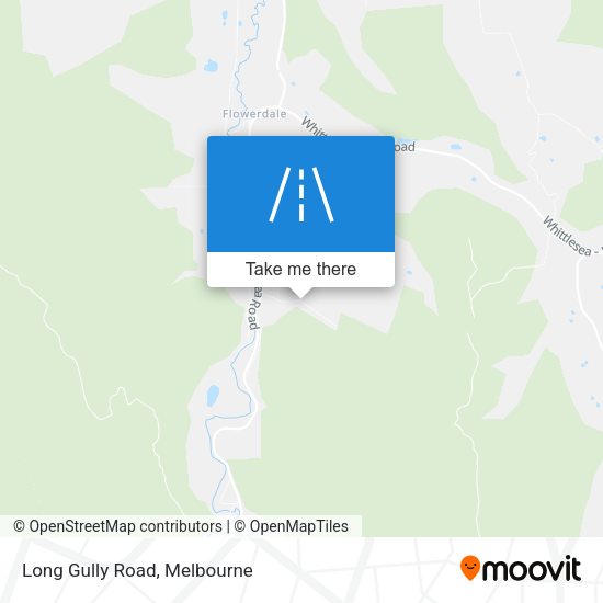 Long Gully Road map