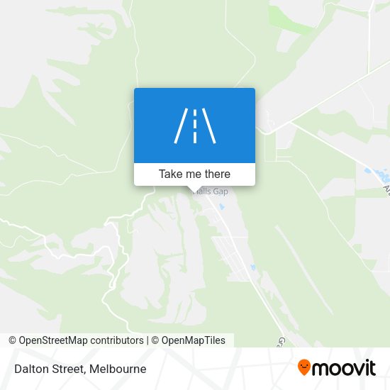 Dalton Street map
