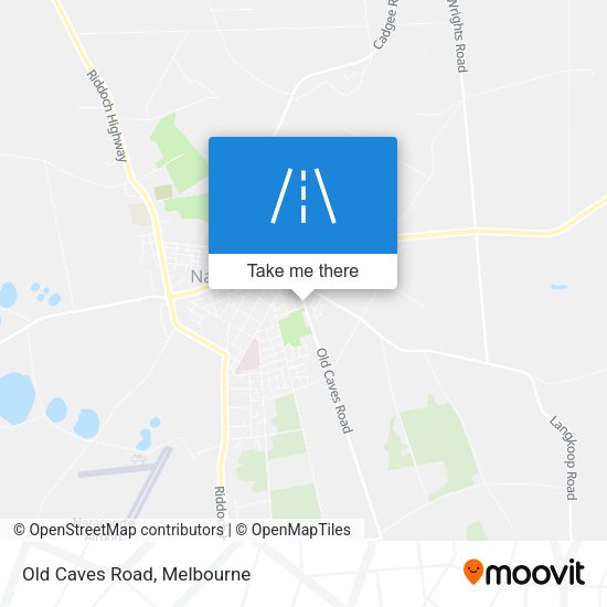 Old Caves Road map