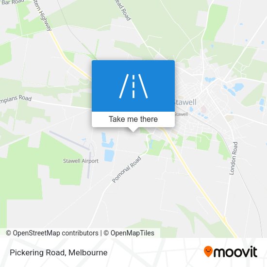 Pickering Road map