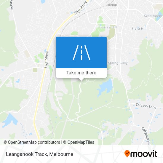 Leanganook Track map