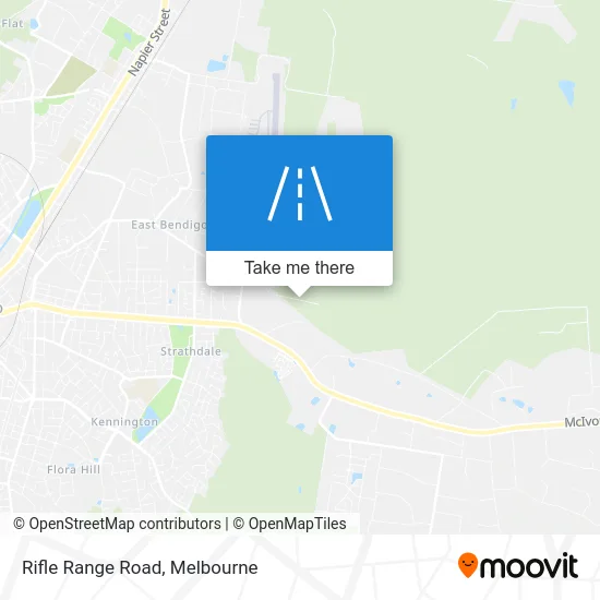 Mapa Rifle Range Road