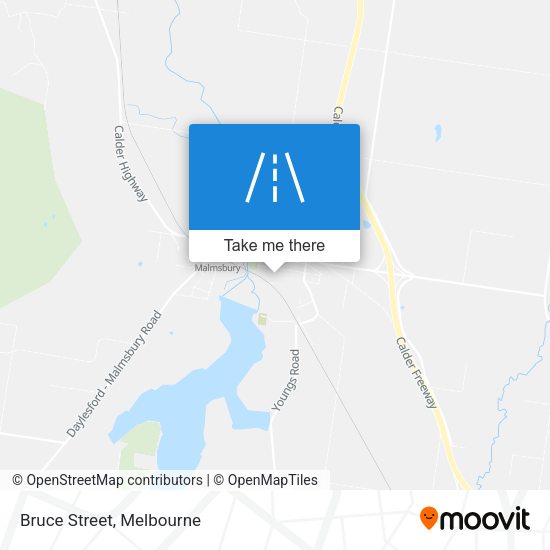 Bruce Street map