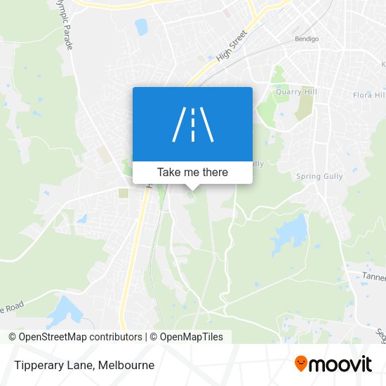 Tipperary Lane map