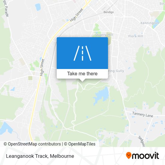 Leanganook Track map