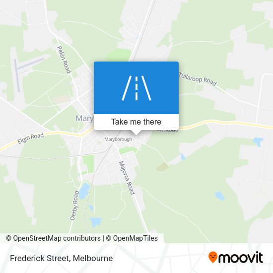 Frederick Street map