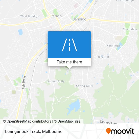 Leanganook Track map